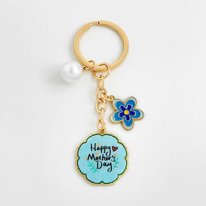 Llavero Metálico para el Día de la Madre con Diseño de Flor, Perla y Mariposa, Colgante Decorativo para Bolsos, Idea de Regalo Temática - Product Image 6