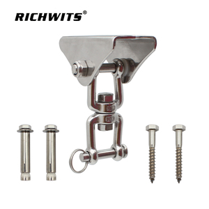 Kit de fixation pour chaise suspendue en acier inoxydable 304, crochet pivotant pour <span class=keywords><strong>plafond</strong></span>, idéal pour le yoga, la boxe, le <span class=keywords><strong>hamac</strong></span> - Product Image 3