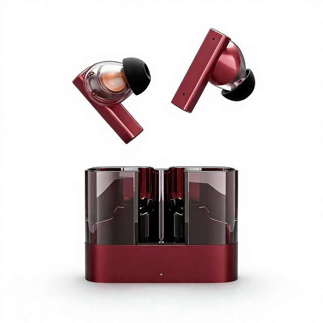 High Quality TWS Earbuds Wireless BT5.4 Light Semi-Open Design Noise Cancelling Digital Display IPX4 Waterproof Low Latency