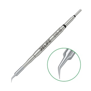 RELIFE 210 Ensemble <span class=keywords><strong>de</strong></span> pointes <span class=keywords><strong>de</strong></span> <span class=keywords><strong>fer</strong></span> à <span class=keywords><strong>souder</strong></span> à pointe incurvée avec chauffage rapide et longue durée <span class=keywords><strong>de</strong></span> vie, adapté à la réparation <span class=keywords><strong>de</strong></span> téléphones portables - Product Image 6