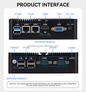 มินิพีซีอุตสาหกรรมสำหรับโรงงาน, พอร์ต LAN คู่ RS232, รองรับ Win10, กราฟิก DDR4, แรม 8G, SSD 128G, ขายดี NANO NANO - Product Image 2