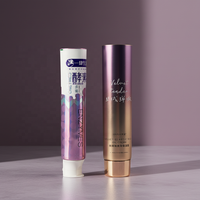 Tube cosmétique en aluminium-plastique laminé entièrement personnalisable de 2 ml à 450 ml, emballage vide en aluminium pour crème et dentifrice à presser