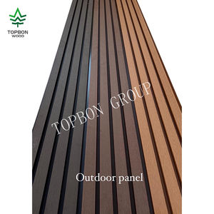 Panel de Pared Exterior Moderno de WPC, Impermeable, Acanalado, Revestimiento Exterior para Hoteles y Uso Doméstico - Product Image 5