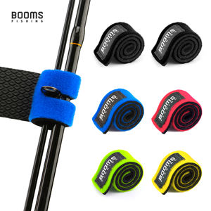 Booms Fishing 9.6 pouces Spinning Fly Rods Crochet Boucle <span class=keywords><strong>Canne</strong></span> À Pêche Ceintures Wrap Pole Straps Cravates pour Casting Rods - Product Image 6