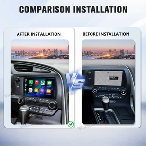 Decodificador Viknav Linux para Chevrolet Corvette C7 2013-2019, caja decodificadora con Mirror, CarPlay inalámbrico, Android Auto, actualización estéreo, pantalla OEM - Product Image 3