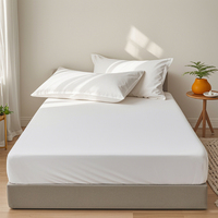 Parure de draps Queen Size 4 pièces en microfibre 100 % coton, drap-housse inclus – Offre spéciale