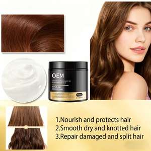 OEM/ODM Contrôle Anti Frisottis <span class=keywords><strong>Bio</strong></span> <span class=keywords><strong>Caviar</strong></span> Kératine Protéine Masque Capillaire Anti-Perte Réparation Intensive des Cheveux Botox Acide Aminé Sans Sulfate - Product Image 6