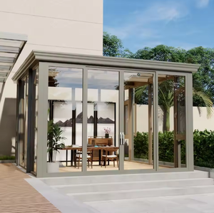 Soluciones <span class=keywords><strong>de</strong></span> Invernadero <span class=keywords><strong>de</strong></span> Vidrio Laminado <span class=keywords><strong>de</strong></span> Aluminio <span class=keywords><strong>de</strong></span> Estilo Europeo Moderno y Ecológico VOBO - Solárium Térmico para Viviendas y Apartamentos - Product Image 2