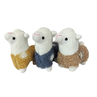 Mini porte-clés en peluche Animal personnalisé, jouets lapin ours mouton requin poulet hamburgers porte-clés en peluche