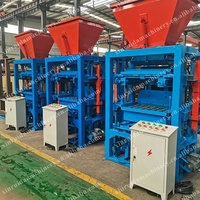 Ligne de production de briques en béton en promotion, machine automatique de fabrication de blocs de ciment, machine de fabrication de briques autobloquantes