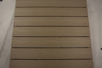 Revêtement de sol en bois imperméable d'extérieur WPC platelage en bois composite wpc