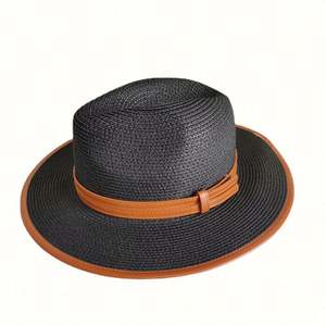 Nouveau style 2023 : Chapeau Fedora en paille décontracté pour homme et femme, idéal pour la plage et la protection solaire estivale - Product Image 2