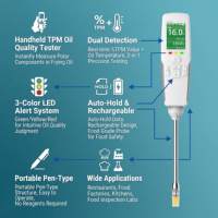 OS280 testeur de qualité d'huile de cuisson maison Restaurant testeur d'huile d'acides gras libres Machine 0-200.0 ℃ traitement testeur d'huile frite
