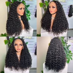 Hot Selling 13*4 Burmese Curly <b>Wig</b> Brazilian Natural Wave Factory Price Virgin PrePlucked Glueless <b>Wig</b> <b>Human</b> Hair <b>Wig</b> - Product Image 6