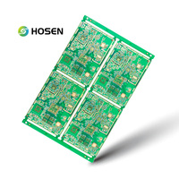 Carte de circuit imprimé multicouche HDI FR4 de 1,6 mm d'épaisseur, haute résistance au température, masque de soudure vert, service de fabrication de PCB, fabricant chinois