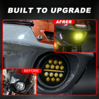 Carter de protection en fibre de carbone 23.5-26 pour motos Harley Davidson Touring Street Glide Road Glide