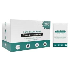 Lingettes humides pour appareils photo et écrans d'ordinateur Lingettes nettoyantes pour lentilles emballées individuellement - Product Image 6