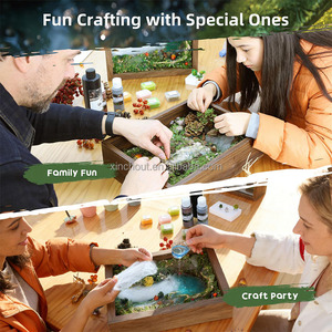 Kits d'artisanat apaisants pour adultes, kit d'artisanat en résine DIY <span class=keywords><strong>paysage</strong></span> forestier zen, ensemble créatif et amusant pour adolescents, femmes, détente pour adultes - Product Image 4