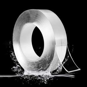 9,84 pies/16,4 pies de doble cara transparente reutilizable Nano <span class=keywords><strong>cinta</strong></span> 10mOr alfombrillas/artículos de pasta/marcos de fotos/montaje en pared artesanal - Product Image 3