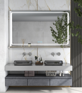 Lavabo moderne <span class=keywords><strong>en</strong></span> cristal transparent, cuvette de comptoir lavabo <span class=keywords><strong>en</strong></span> résine pour salle de bain, vanité pour hôtels, villa - Product Image 3