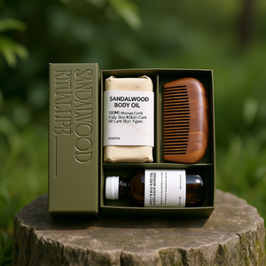 Aceite Corporal Ritual de Sándalo 100 ml con Peine de Masaje, Cuidado Diario de la Piel, para Todo Tipo de Piel - Product Image 3