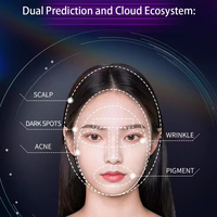 Analyseur de peau intelligent professionnel avec IA, écran 15,6 pouces, appareil d'imagerie faciale pour salon de beauté et clinique