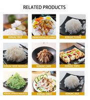 Vente en gros Hearun Factori Poats Riz de Konjac Shirataki Instantané Riche en Protéines 270g Sans Goût pour Enfants et Adultes en Sachets