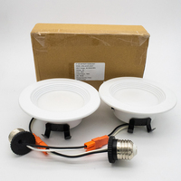 OEM anti-éblouissement 9W 12W 4 pouces 6 pouces LED encastrée peut éclairer le plafonnier 5CCT 2700K-5000K led lumière encastrée