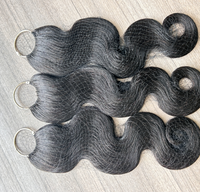 Extensions de cheveux russes de haute qualité 12a Body Wave 18 pouces, cuticules alignées, H6 Feather, 100% cheveux humains bruts, extensions au crochet