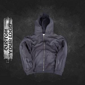 Personalizado de alta calidad Streetwear Boxy Fit Ripped Hoodie Fleece en blanco Vintage de doble capa de lavado ácido Sun Faded sudaderas con capucha desgastadas - Product Image 1