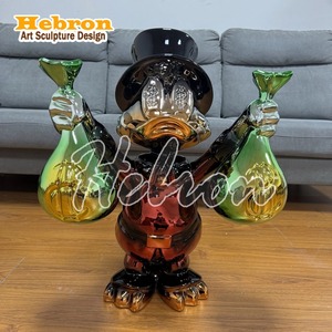 Escultura <span class=keywords><strong>de</strong></span> <span class=keywords><strong>Mickey</strong></span> <span class=keywords><strong>Mouse</strong></span> y Pato Donald en Resina y Fibra Hecha a Mano, Estatua <span class=keywords><strong>de</strong></span> Dibujos Animados Personalizada <span class=keywords><strong>para</strong></span> Decoración Exterior del Hogar - Product Image 6