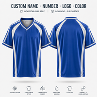 Maillot de football streetwear personnalisé OEM, sublimation, coupe ample, 100 % polyester, vêtements de style de vie