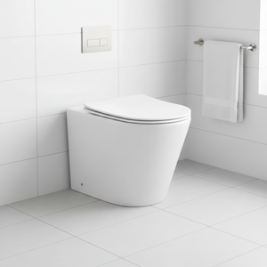 WC mural complet - Cuvette à chasse directe pour salle de bain moderne - Product Image 2