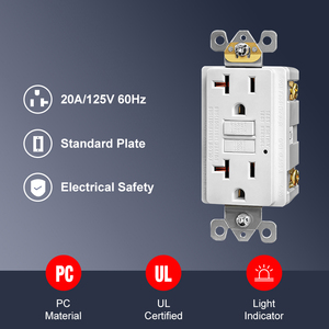 Ổ Cắm Điện GFCI Ổ Cắm Mỹ 20A - Product Image 2
