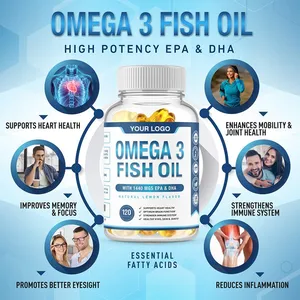 OEM Wholesale Fish Oil Softgels Supplement Omega 3 Fish Oil Capsules