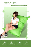 Personalizable interior/exterior impermeable piscina Bean Bag silla cómoda Europea estilo moderno tela flotante Mat para niños adultos