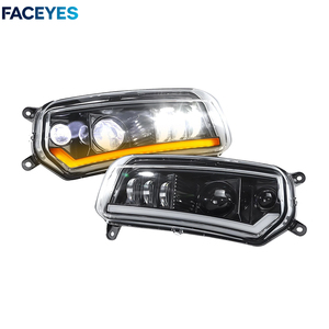 INMT - Faros Delanteros LED Modificados de Plástico para Can-Am <span class=keywords><strong>Spyder</strong></span> F3, Luces de Circulación Diurna, Intermitentes Integrados para Vehículos de Tres Ruedas - Product Image 1