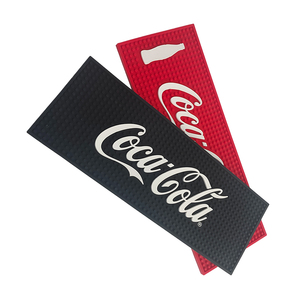 Custom Branded <b>Silicone</b> PVC Bar <b>Mat</b> Rubber Spill Pad Pub Runner Beer Rail <b>Mat</b> Drip Tray Non Slip Counter <b>Mat</b> Coaster - Product Image 2