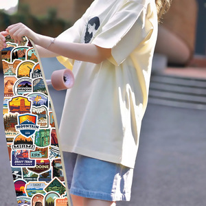 100pcs הפארק הלאומי גרפיטי מדבקות מזוודה סקייטבורד מדבקות מעוטרים מדבקות בחוץ עמיד למים מדבקות לילדים - Product Image 6