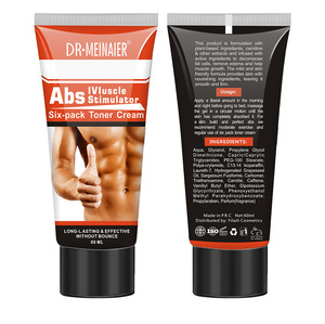 Crème musculaire abdominale pour la remise en forme et le remodelage du corps, soin chauffant pour hommes, renforcement de la peau, raffermissement, corps entier 60g - Product Image 5