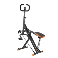 Máquina de Montar a Caballo Plegable para Ejercicios de Abdominales, Cadera y Piernas, Equipo de Gimnasio en Casa