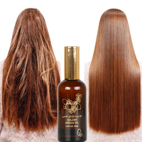 Q8 Serum Rambut Instan untuk Kilau Rambut, Bebas Keriting, Produk Perawatan Rambut Halus, Minyak Argan Macadamia, Menutrisi dan Memperbaiki untuk Rambut Rusak