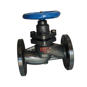 U41S-16 Flanged Plunger Valve Cast Iron 4 Inch High Temperature Steam Manual Angle Valve - Product Image 4