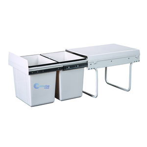 Contenitore per Rifiuti Riciclabili da <span class=keywords><strong>Cucina</strong></span> Sotto il Bancone 36L con Cestino <span class=keywords><strong>Estraibile</strong></span> - Product Image 4