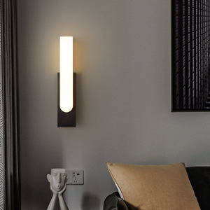 Lámpara de Pared Moderna de Lujo Nórdico Minimalista, Iluminación Creativa de Alta Gama Totalmente en Cobre para Dormitorio, Iluminación Decorativa de Mármol Natural - Product Image 5