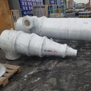 Taili wtmc áp lực tri-đầu ra dày đặc trung bình alumina gốm hydrocyclone để rửa than - Product Image 5