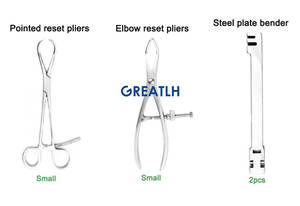 Dispositivos médicos Instrumentos cirúrgicos ortopédicos conjunto aço inoxidável padrão membro superior instrumento kit - Product Image 6