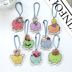 Spot SK <b>Anime</b> Cartoon Image UV Printing Acrylic PVC Key Chain Pendant Bag Decorative Souvenir with Peripheral Doll Design - Product Image 2
