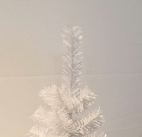 Sapin de Noël artificiel en PVC blanc et vert, mini sapin de Noël avec support, décoration de Noël, vente en gros, décoration intérieure