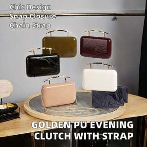 Bolso de noche con forma de abanico y brillantes diamantes de imitación, bolso de alta gama para fiestas y bodas. - Product Image 2